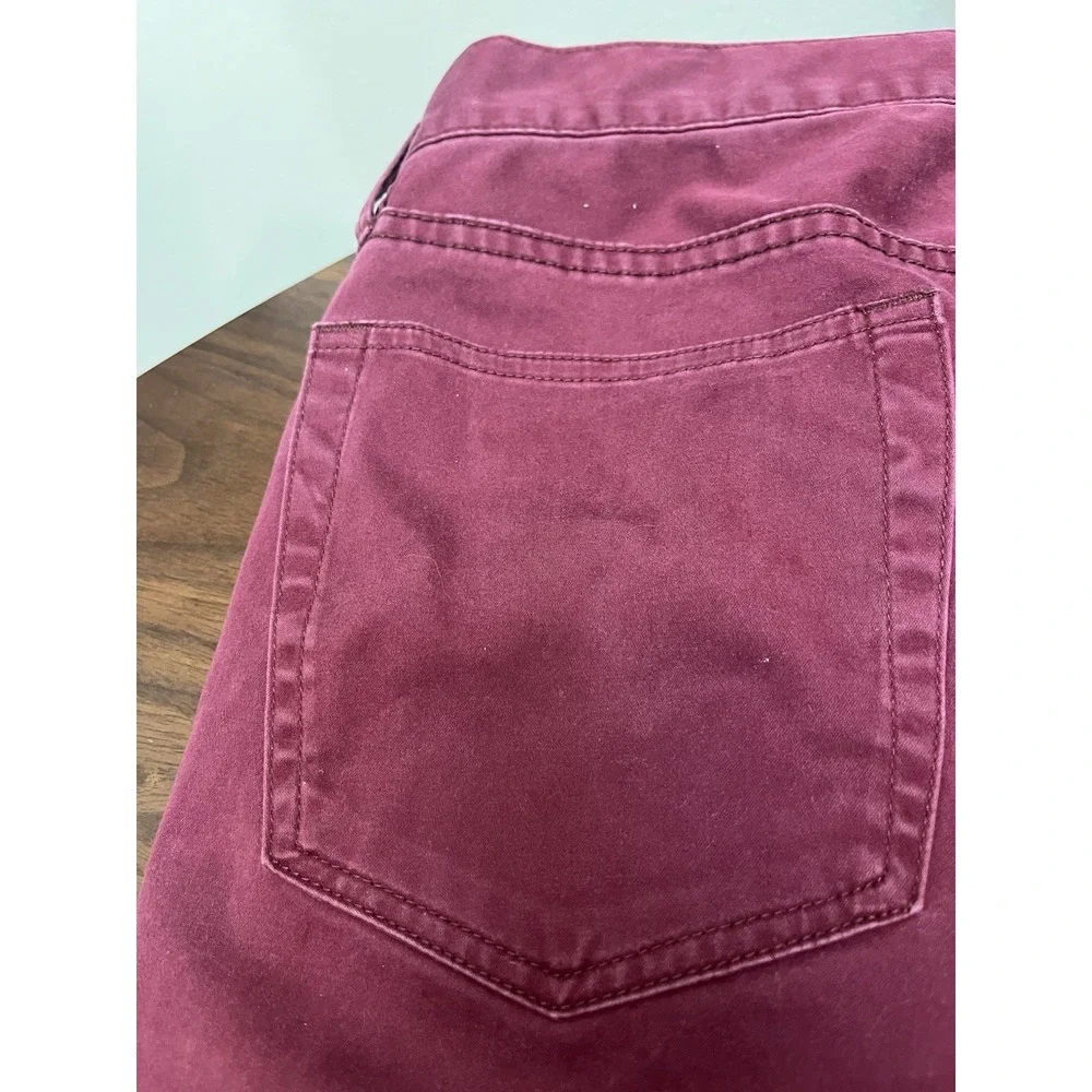Polo Ralph Lauren 34x30 Burgundy Straight Leg Stretch Twill Pants dress pants